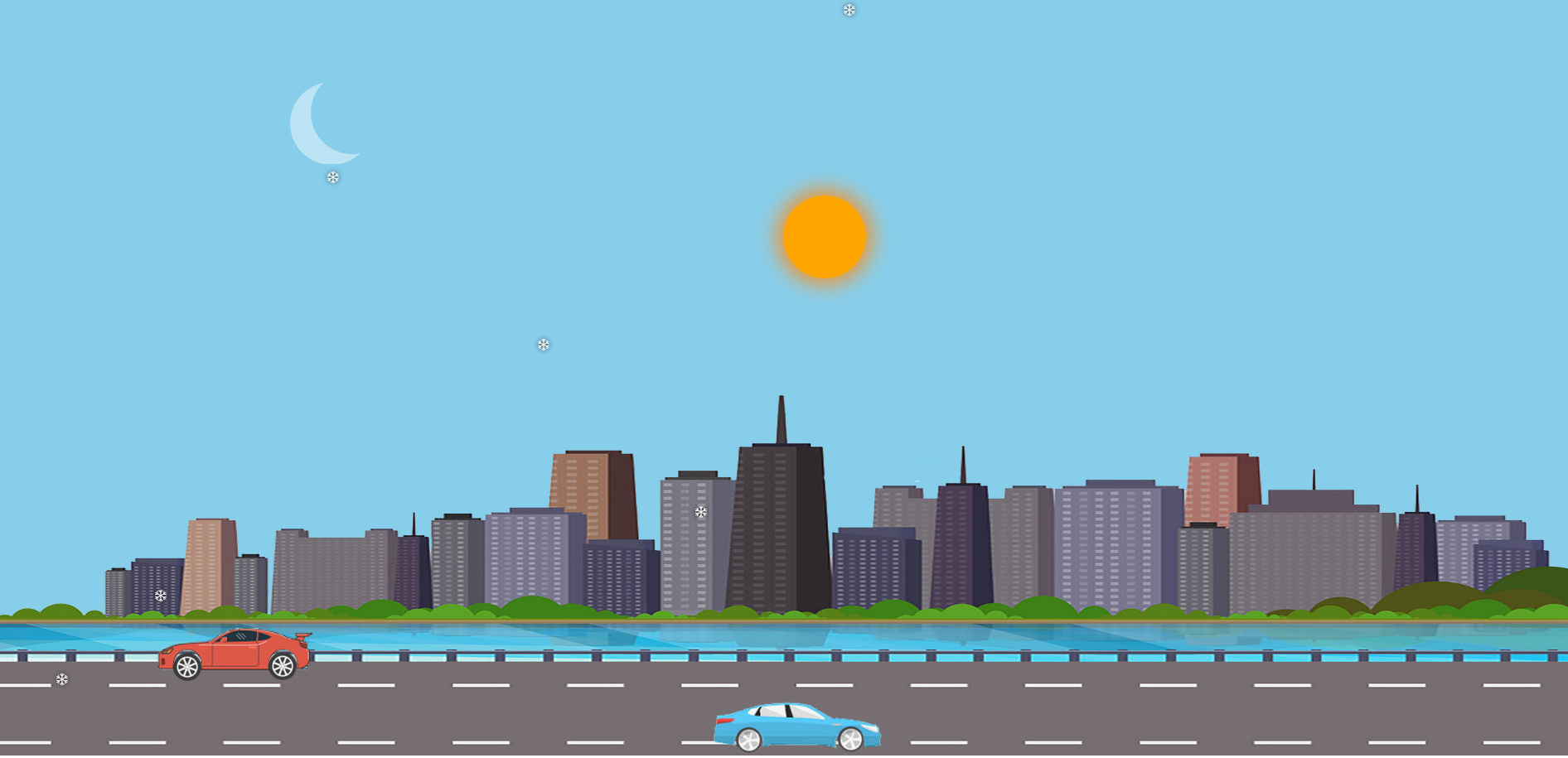 Animated cityscape Image